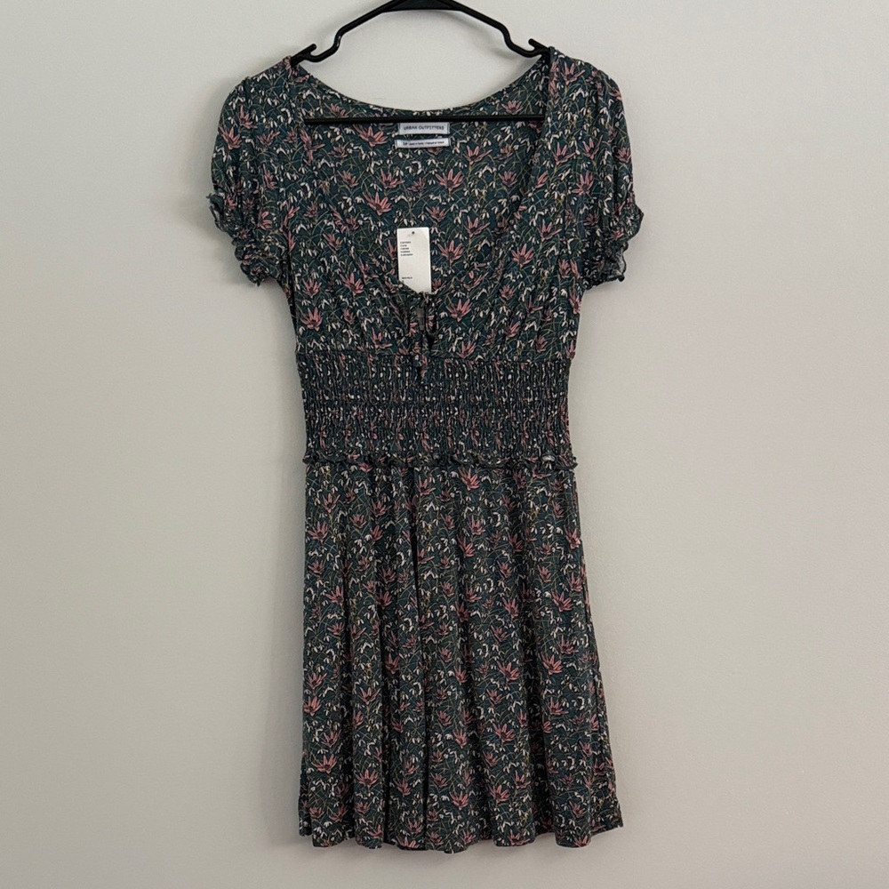 Urban Outfitters Dark Floral Mini Dress